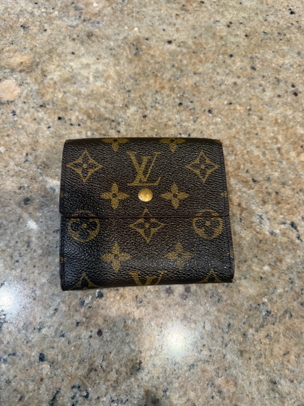Louis Vuitton Monogram Snap Card Holder - Brown/Gold